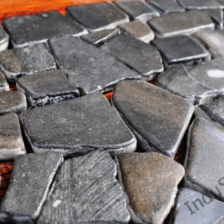 InduStone mozaika kamienna Grey Interlock szara łamana dekor 30x10 2