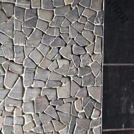 InduStone mozaika kamienna Grey Interlock szara łamana dekor 30x10