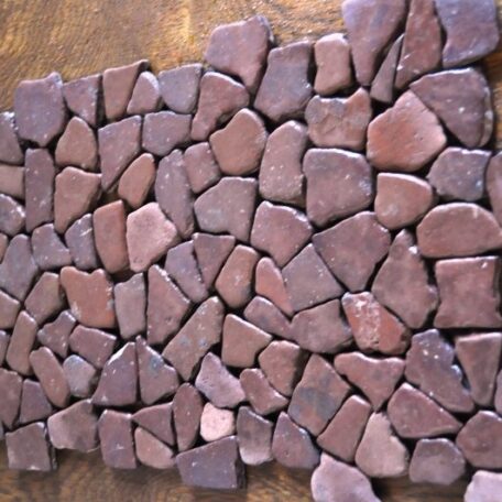InduStone Mozaika Kamienna na siatce JAVA ROSA Interlock różowa łamana 30×30 (9)