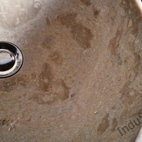 InduStone umywalka kamienna nablatowa DN-G Cream B (8)