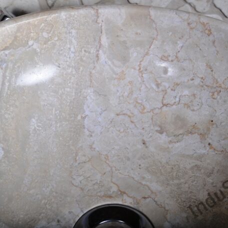 InduStone umywalka kamienna nablatowa DN-P cream B (4)