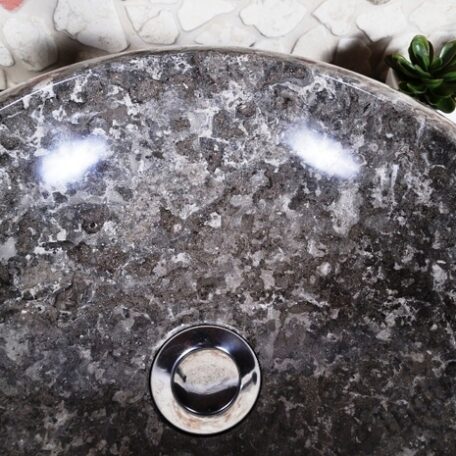 InduStone umywalka kamienna nablatowa DN-P grey (7)