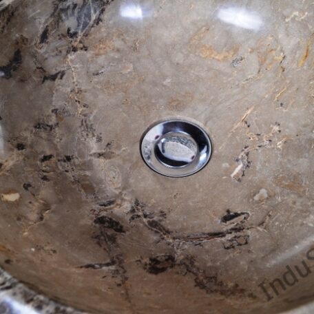 InduStone umywalka kamienna nablatowa DN-P light brown B (5)