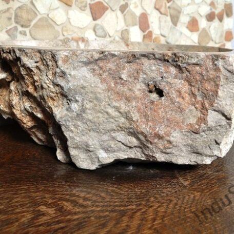 InduStone umywalka kamienna nablatowa EROSI Stone H (1)