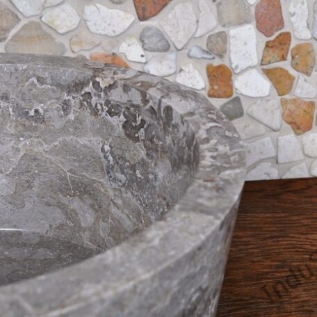 InduStone umywalka kamienna nablatowa GARUDA Grey B (3)