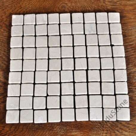 InduStone Mozaika Kamienna WHITE Square biała kostka 30×30 7