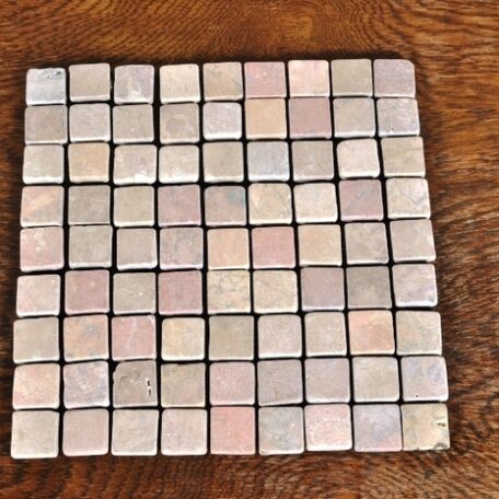 InduStone Mozaika Kamienna RED Square czerwona kostka 30×30 1