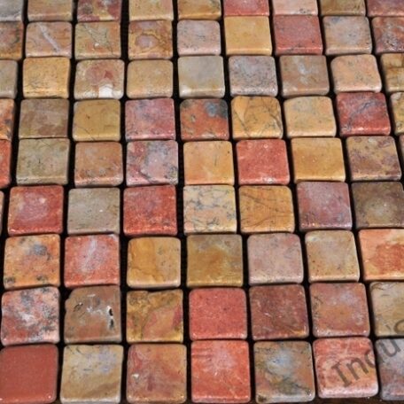 InduStone Mozaika Kamienna RED Square czerwona kostka 30×30 7