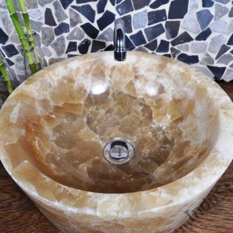 InduStone umywalka kamienna LY-C Onyx 40 cm (8)