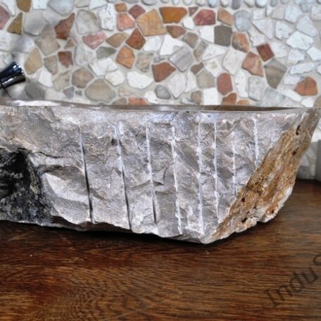 InduStone umywalka kamienna nablatowa EROSI Stone F (7)