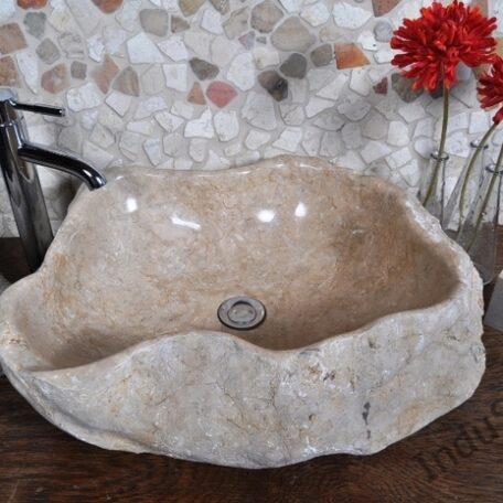 InduStone umywalka kamienna nablatowa EROSI Stone Z (1)