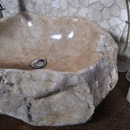 InduStone umywalka kamienna nablatowa EROSI Stone Z (5)