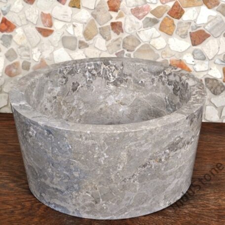 InduStone umywalka kamienna nablatowa GARUDA Grey C (2)