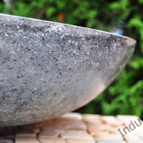 Industone umywalka kamienna Madura Terrazzo Grey nablatowa (4)